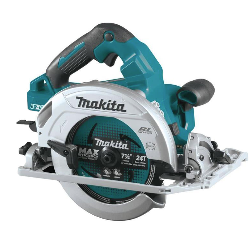 Makita 18V X2 LXT 36V 7 1/4 Circular Saw with Guide Rail Compatible Bare Tool - Flockneti