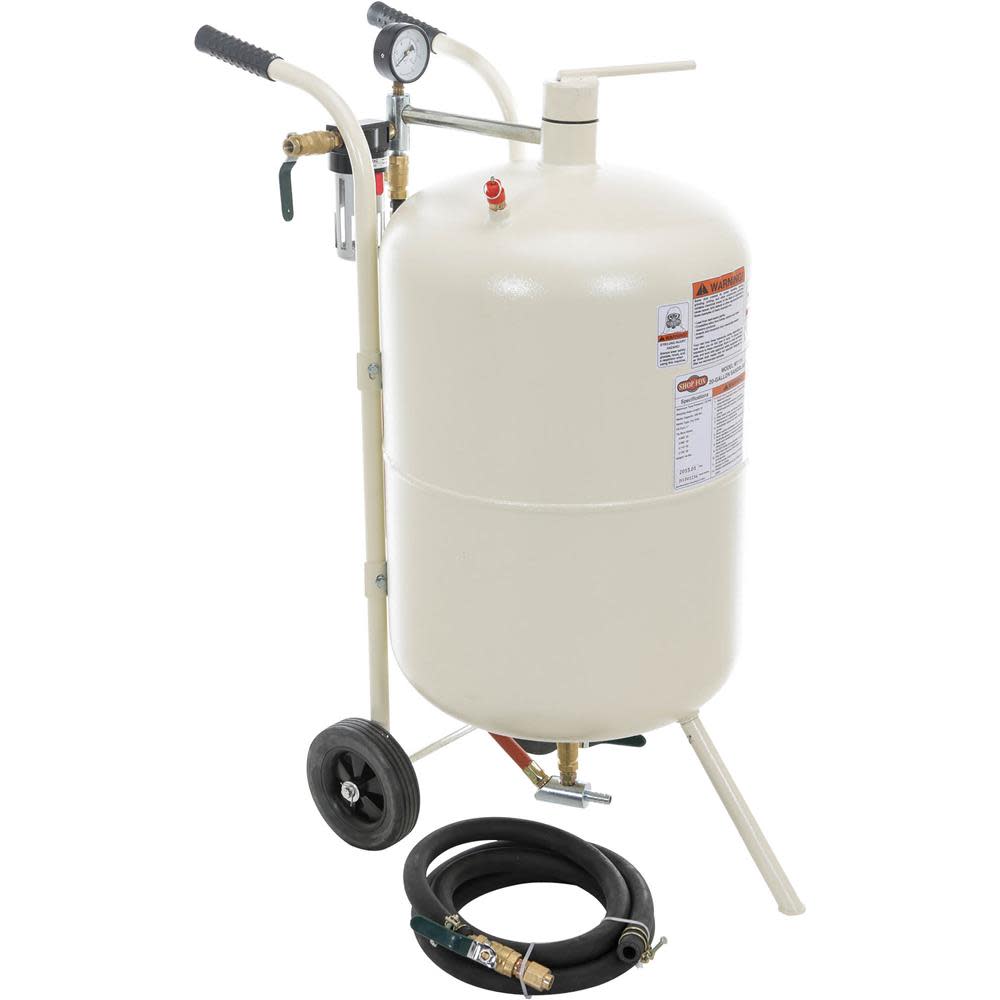 Shop Fox Sandblaster 20 Gallon 65-125 Psi Benchtop Portable - Flockneti