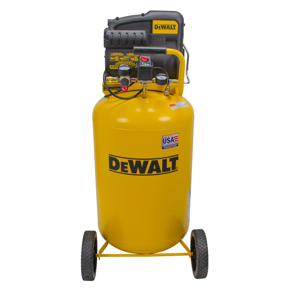 DEWALT 30-Gallon Portable 155-PSI Electric Vertical Air Compressor - Flockneti