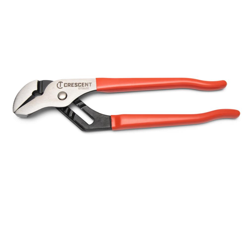 Crescent 10″ Smooth Jaw Dipped Handle Tongue & Groove Pliers - Flockneti