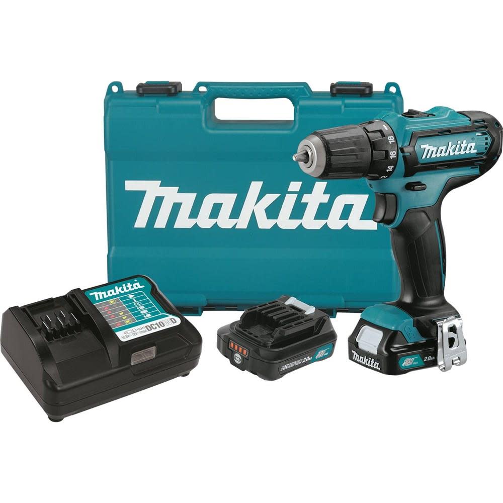 Makita 12 Volt Max CXT Lithium-Ion 3/8 In. Cordless Driver Drill Kit - Flockneti
