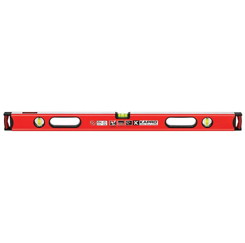 Kapro 24″ Apollo Magnetic Box Level w/Magnified Vials & Plumb Site - Flockneti