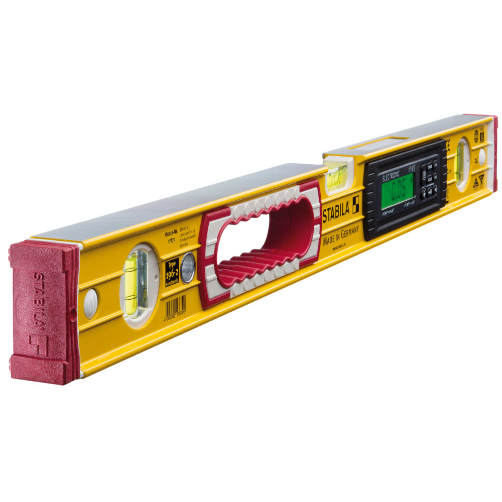 Stabila 24 inch Type 196-2 Digital TECH Level Tool - Flockneti