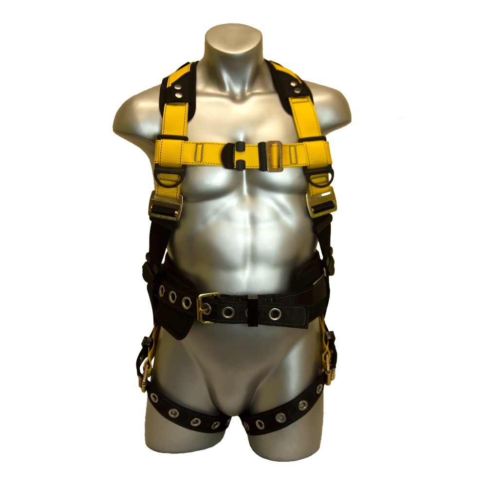 Guardian Fall Protection M-L Series 3 Full-Body Harness with Chest PT - Flockneti