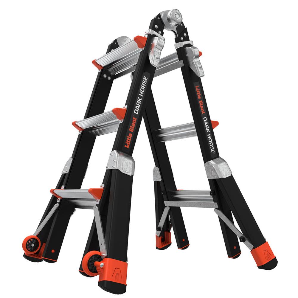 Dark Horse M13 Fiberglass Multi-Position Ladder - Flockneti