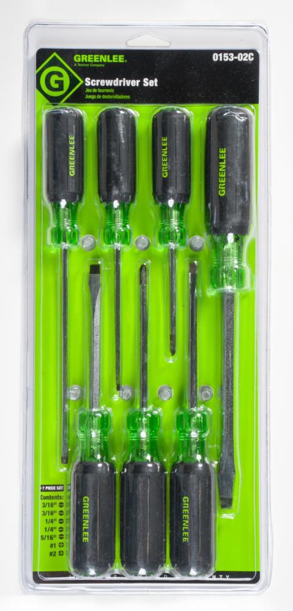 Greenlee Screwdriver Set 7 Piece - Flockneti