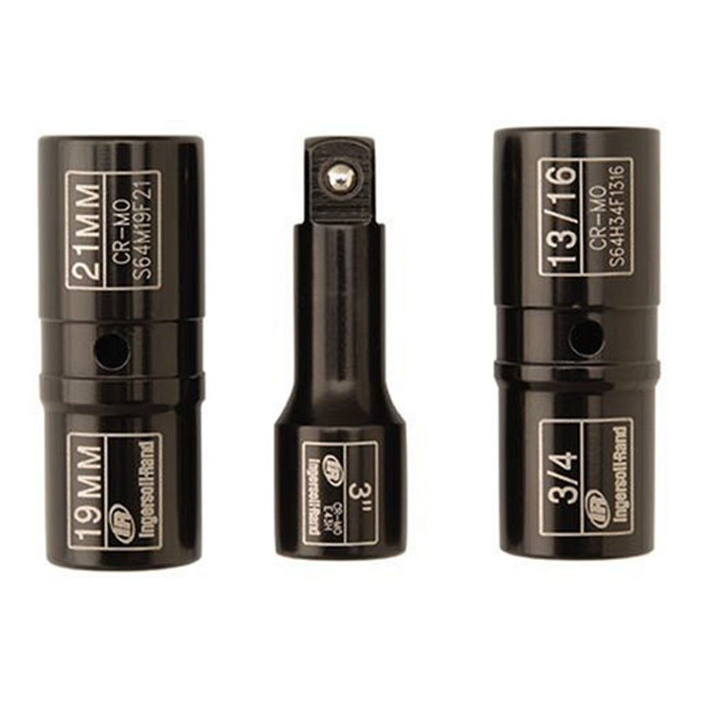 Ingersoll Rand 1/2 In. Drive Lug Nut Flip Socket Set - Flockneti