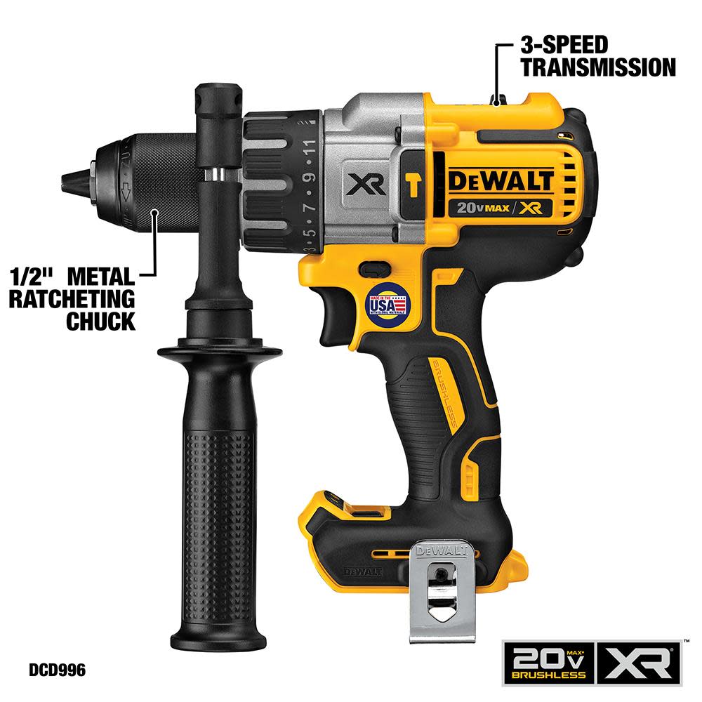DEWALT 20V MAX XR Hammer Drill & Reciprocating Saw Combo Kit - Flockneti