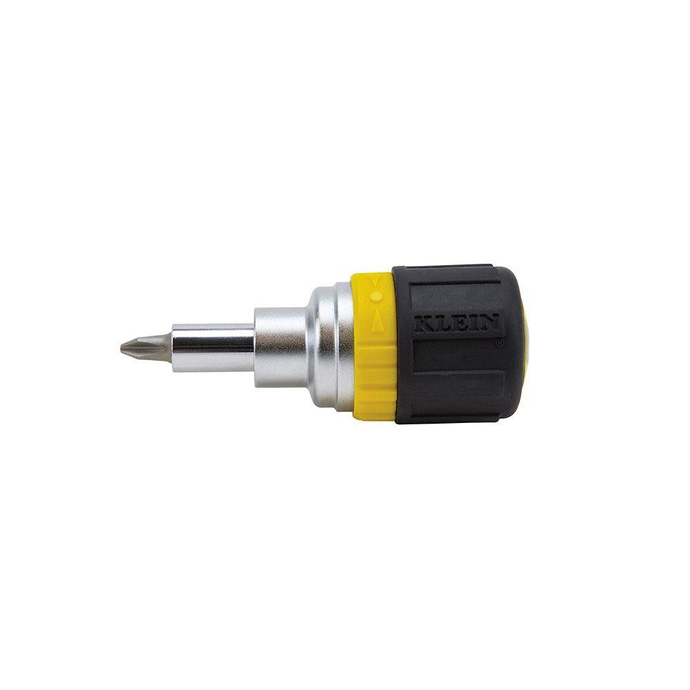 Klein Tools 6-in-1 Ratcheting Screwdriver - Flockneti