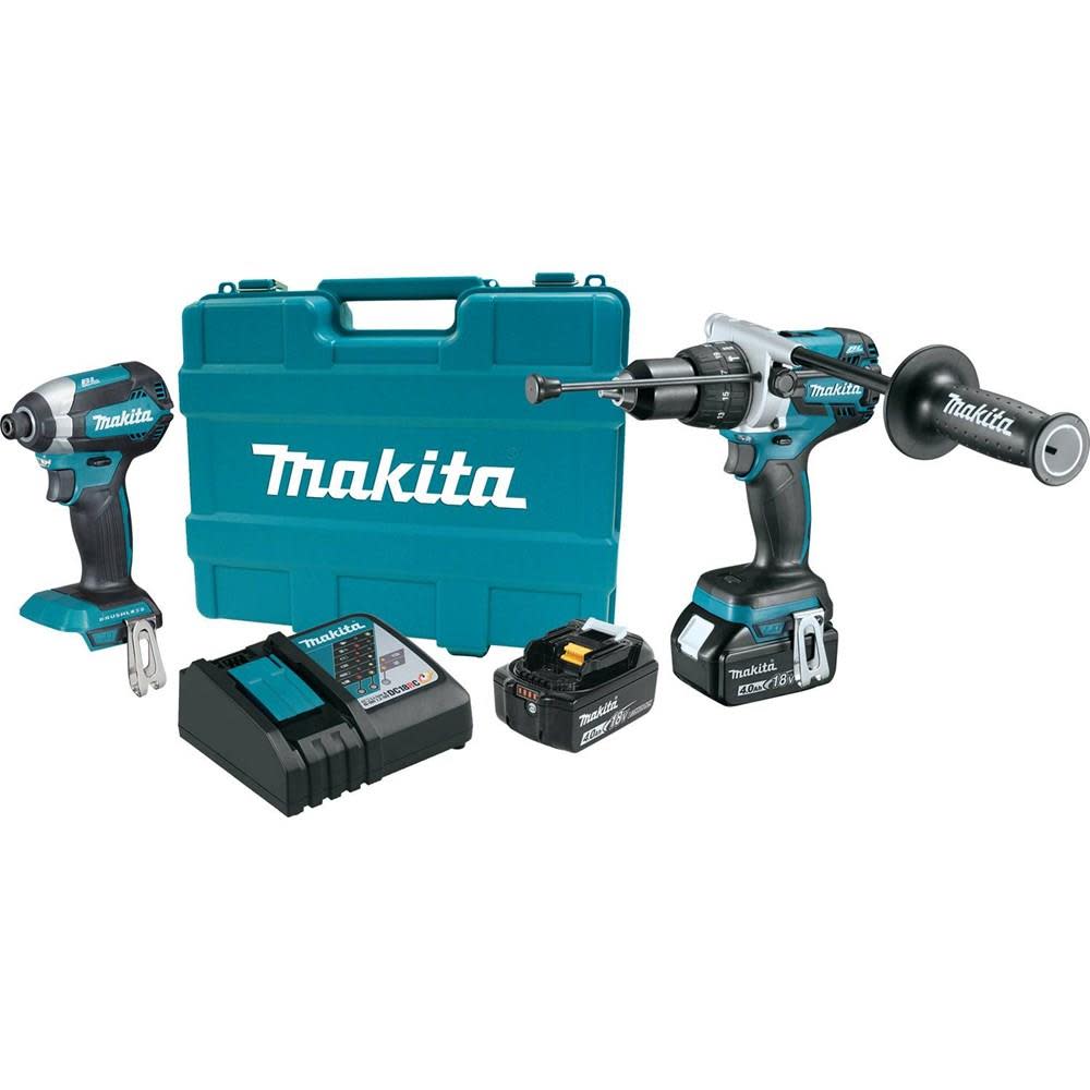 Makita 18V LXT 2-Piece Combo Kit Hammer Drill/ Impact Driver - Flockneti