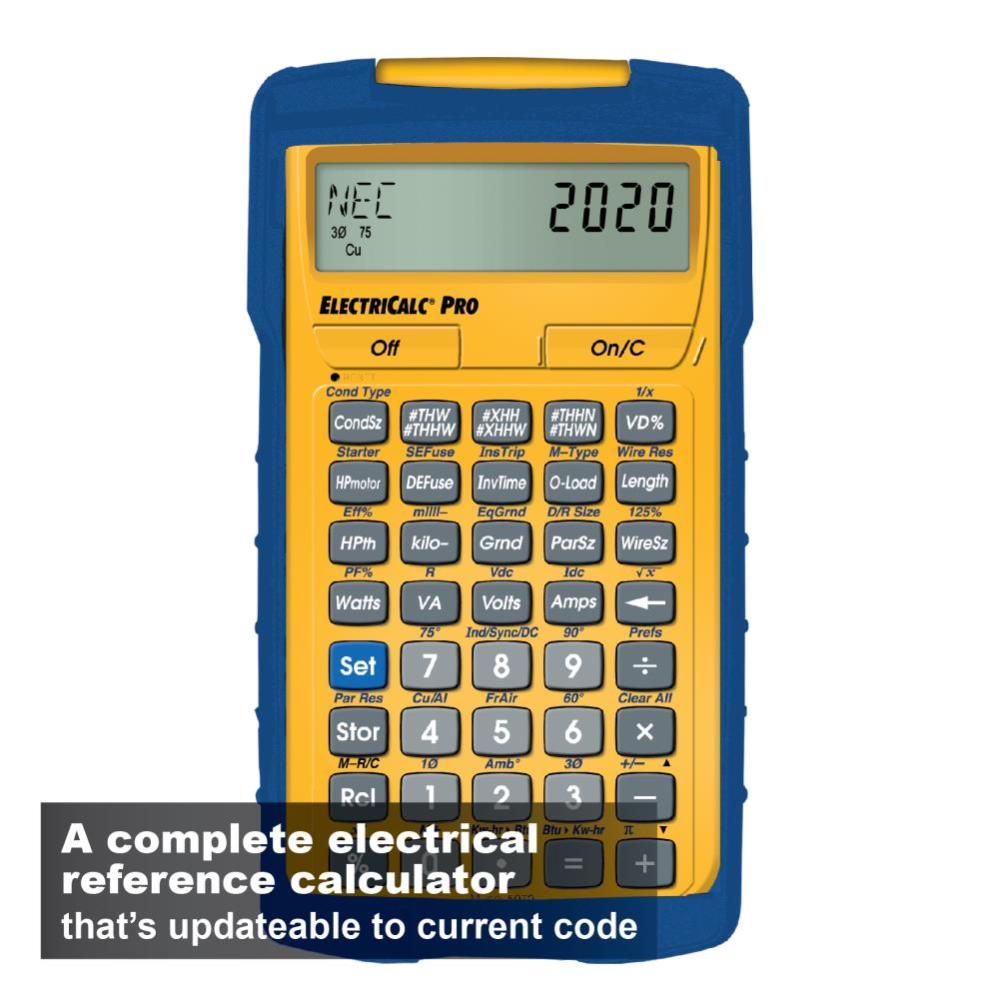 Calculated Industries ElectriCalc Pro Electrical Code Calculator - Flockneti