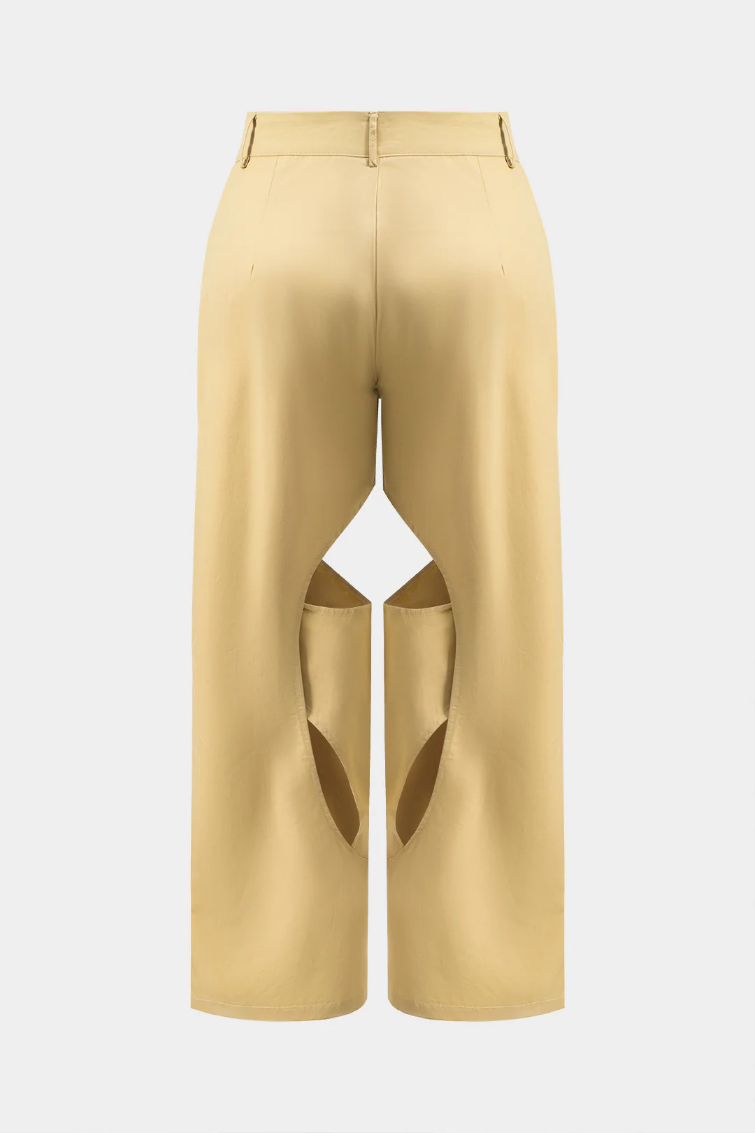 Plus Size Cut Out High Waist Pants - Flockneti