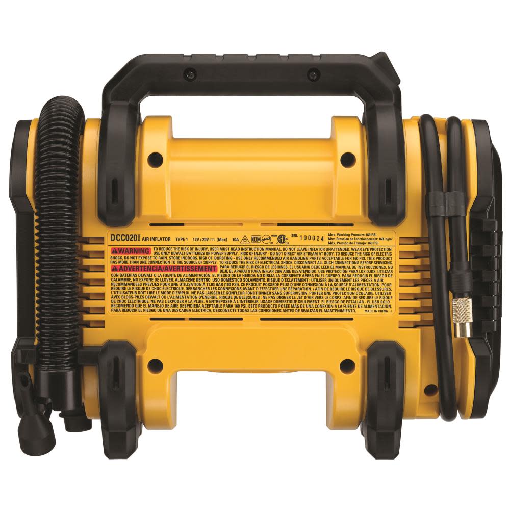 DEWALT 20V MAX Inflator Bare - Flockneti