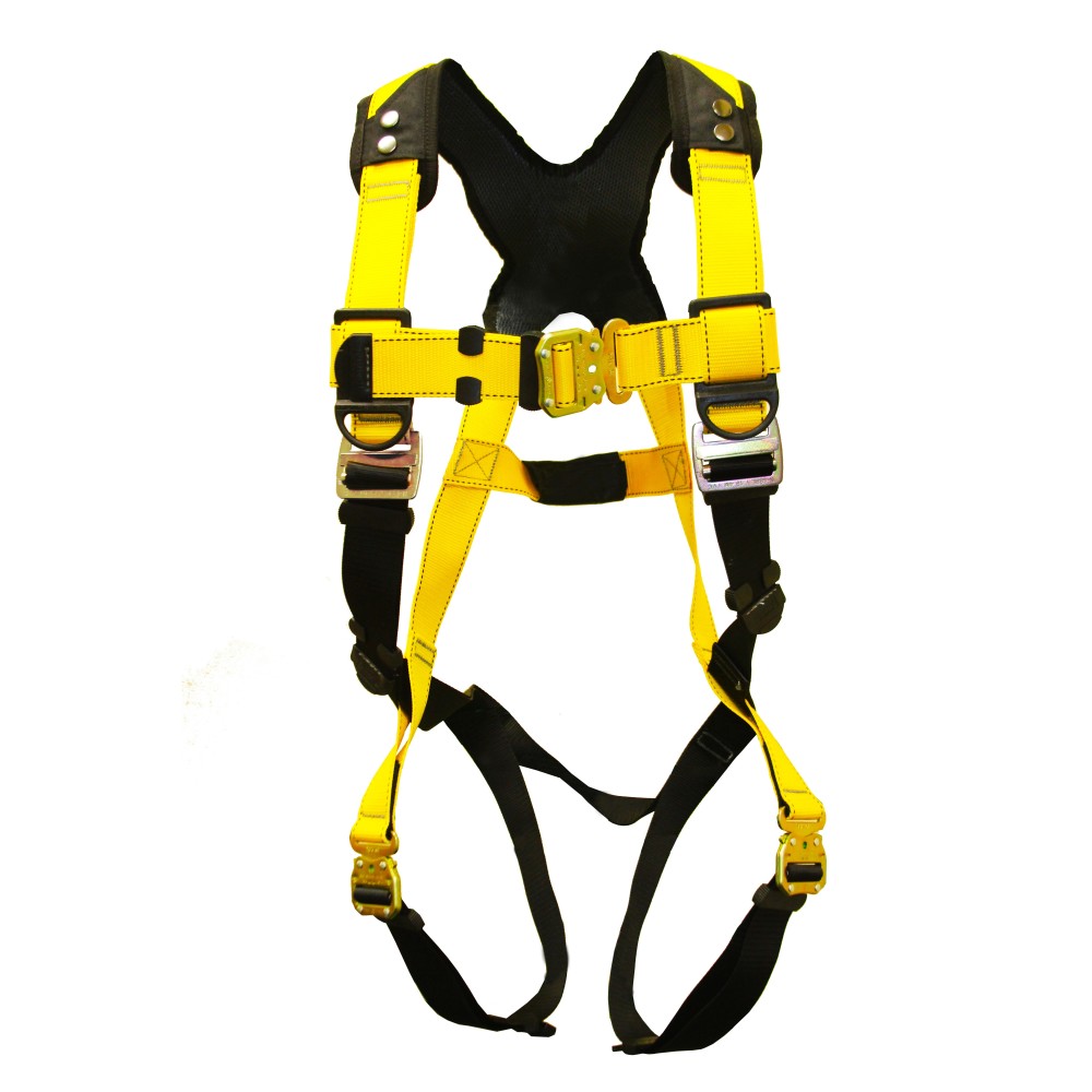 Guardian Fall Protection XS-S Series 3 Full-Body Harness with Chest & Leg QC Buckles - Flockneti