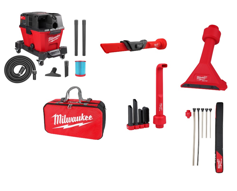 Milwaukee M18 Wet/Dry Vacuum Bare Tool Mechanical/ Plumbing Bundle - Flockneti