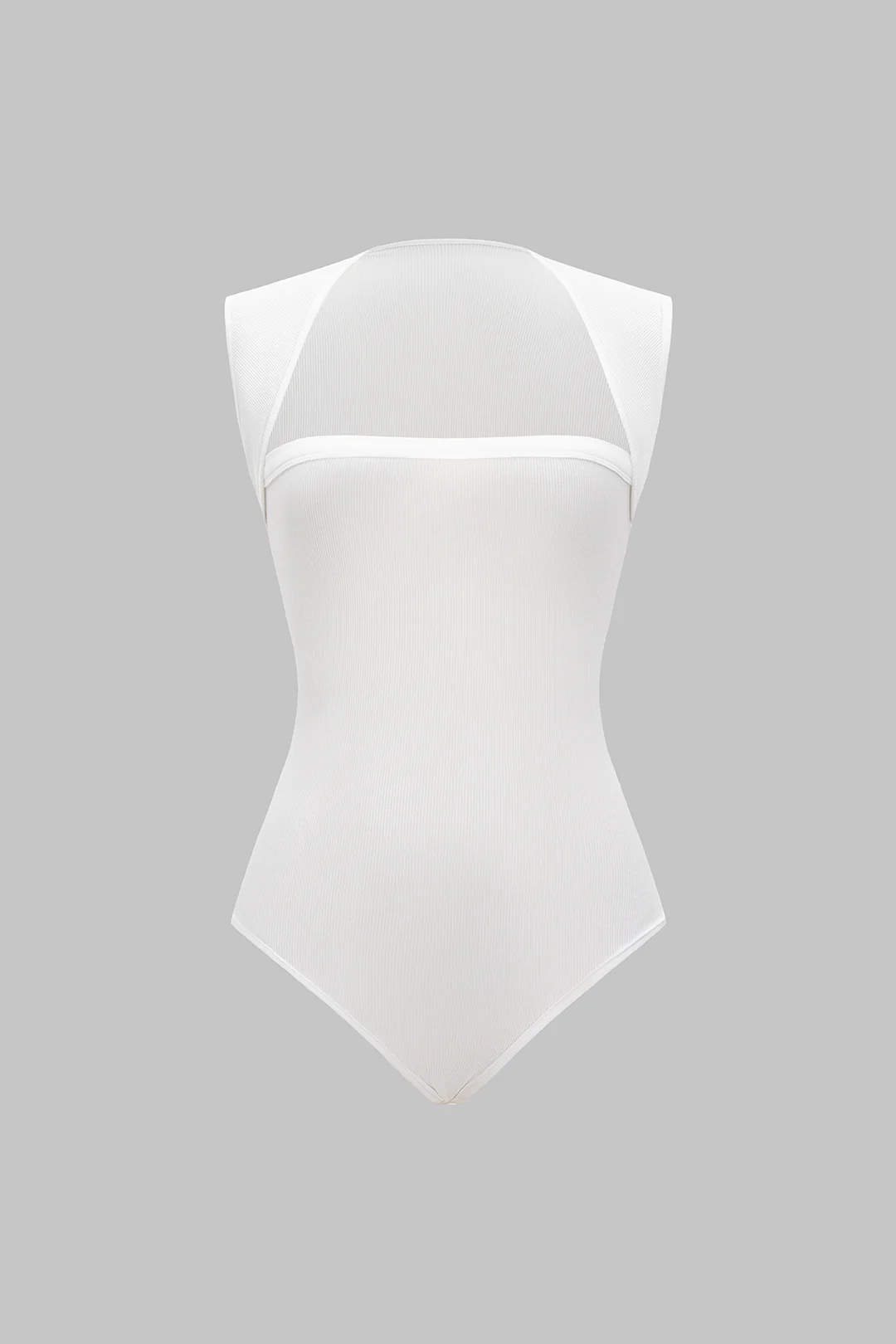 Solid Ribbed Short Sleeve Bodysuit - Flockneti
