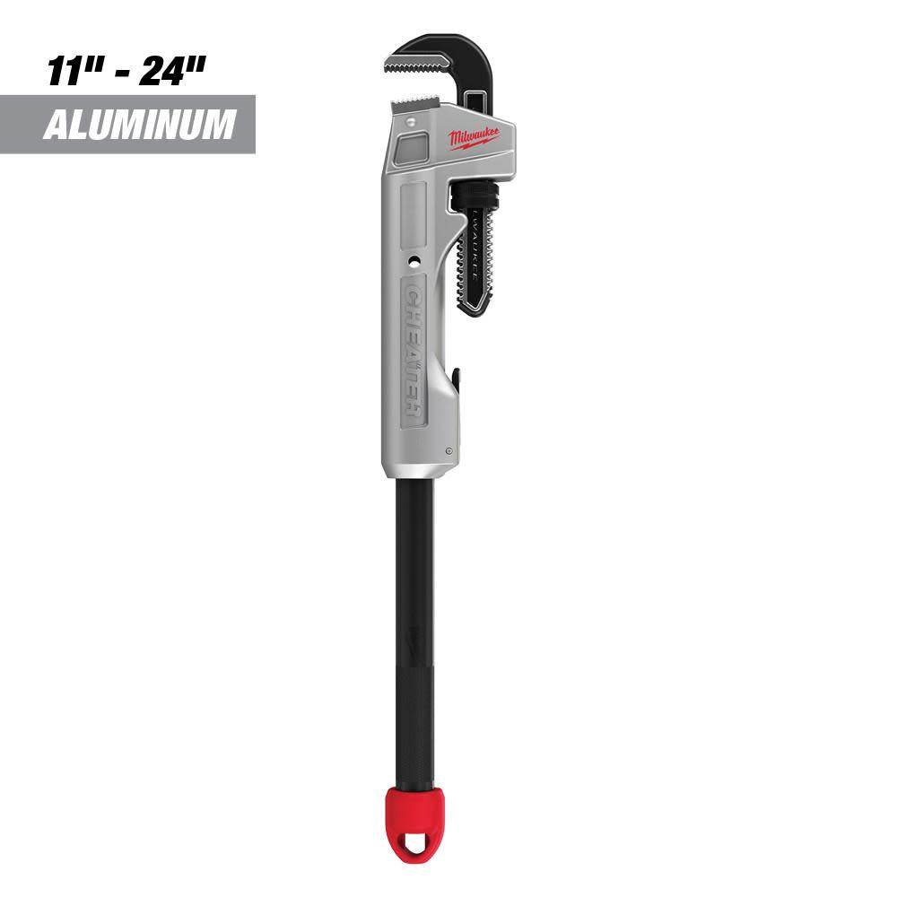 Milwaukee CHEATER Adaptable Pipe Wrench Aluminum - Flockneti