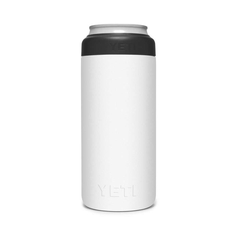 Yeti Rambler Colster Slim Can Insulator – White - Flockneti
