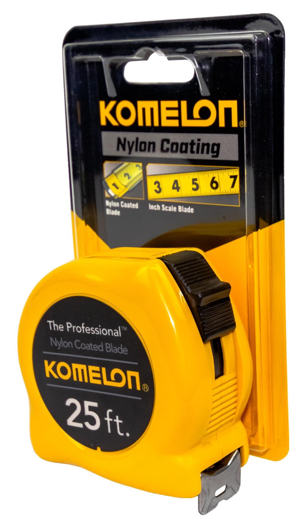 Komelon 25′ x 1″ Professional Series Tape Measure - Flockneti