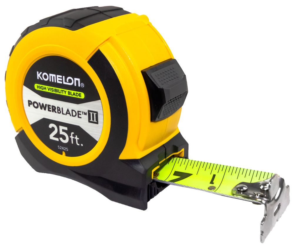 Komelon Tape Measure 25′ x 11/16″ - Flockneti