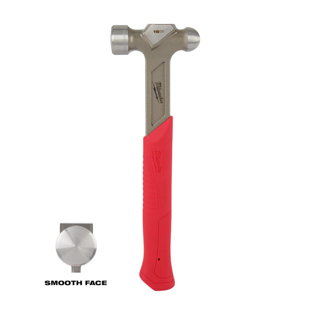 Milwaukee 16oz Steel Ball Peen Hammer - Flockneti