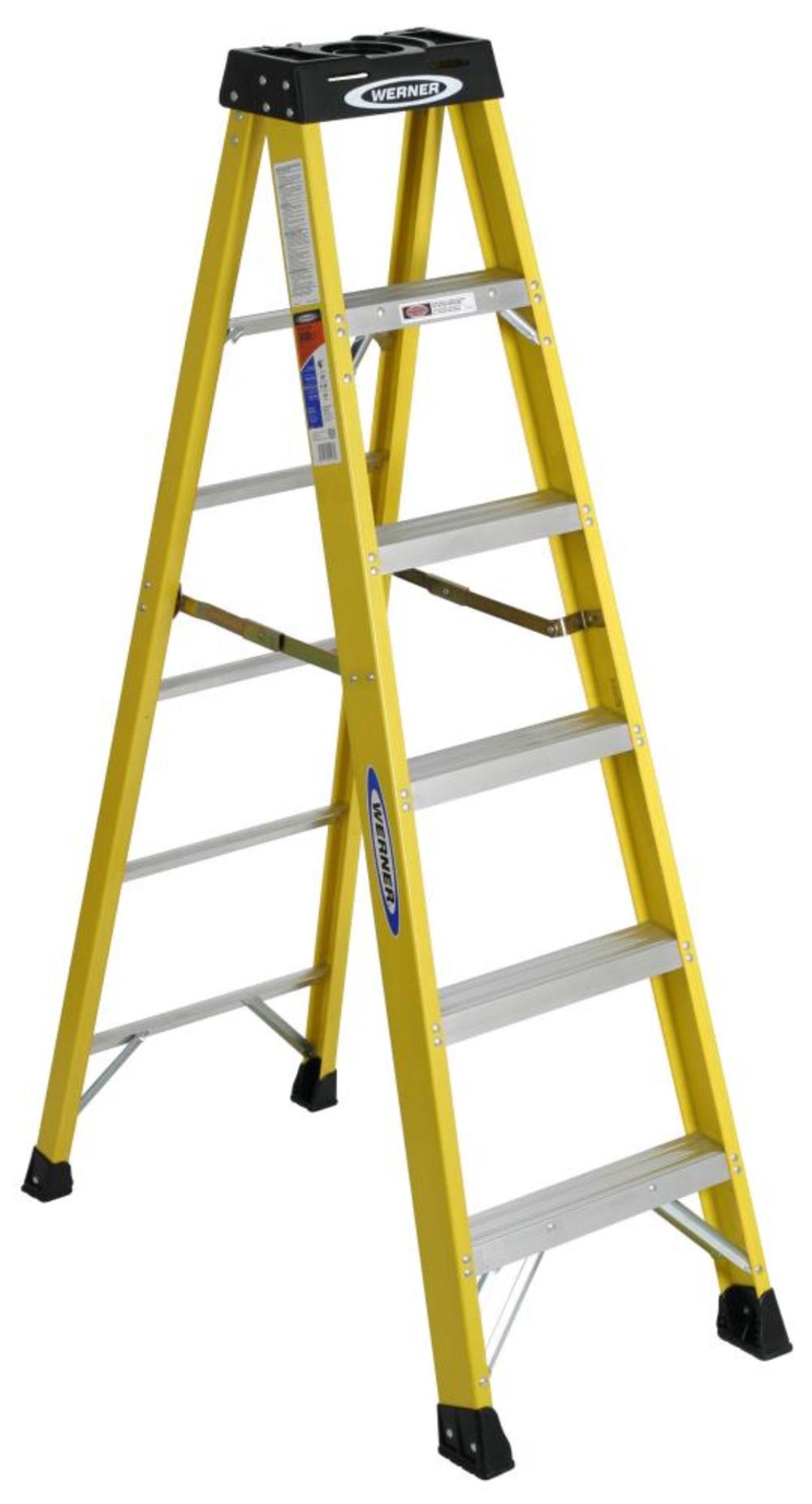 Werner 6 Ft Type IA Fiberglass Step Ladder - Flockneti