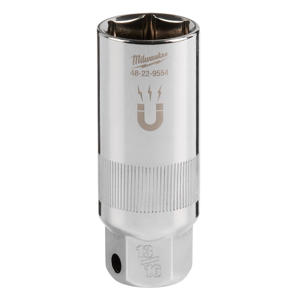 Milwaukee 3/8″ Drive 13/16″ Magnetic Spark Plug Socket - Flockneti