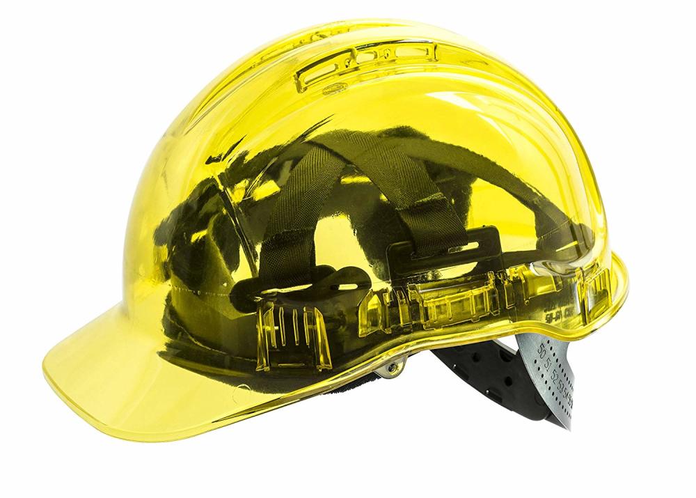 Portwest Peak View Ratchet Vented Hard Hat – Yellow - Flockneti