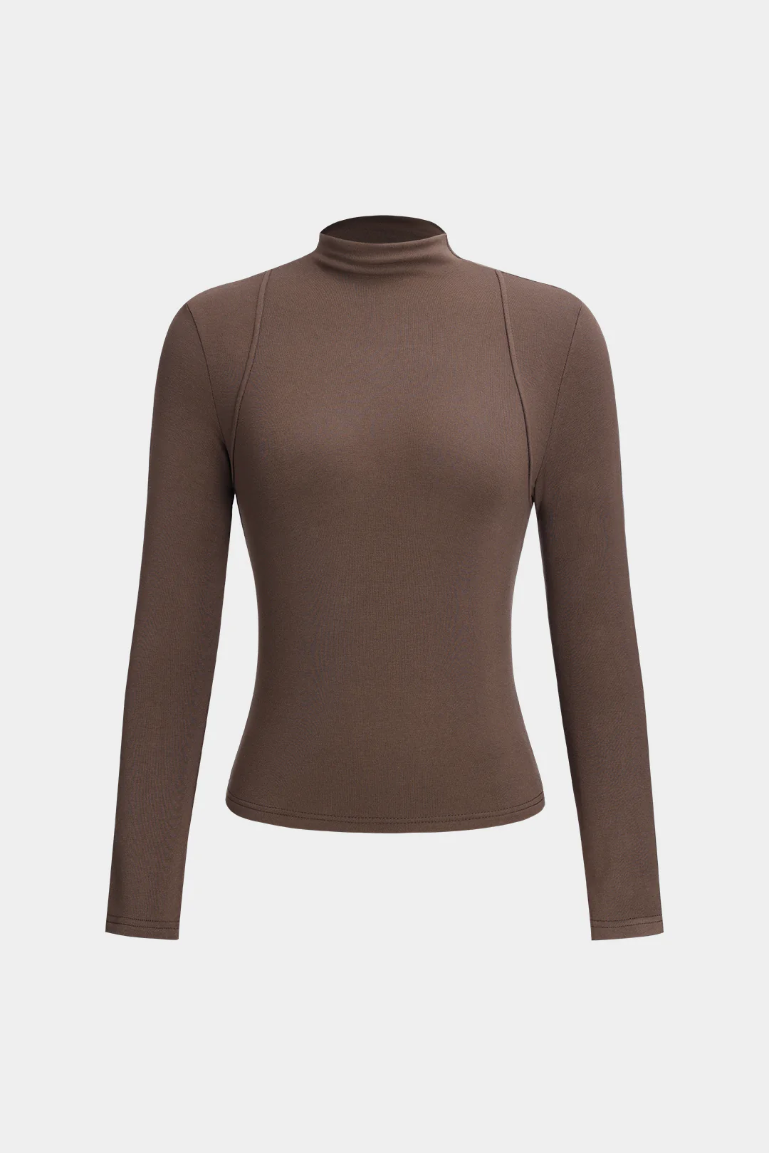 Mock Neck Long-Sleeve Top - Flockneti