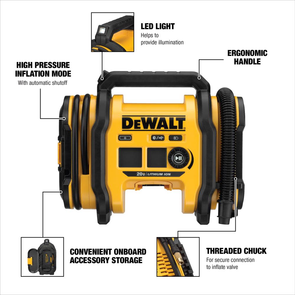 DEWALT 20V MAX Inflator Bundle - Flockneti