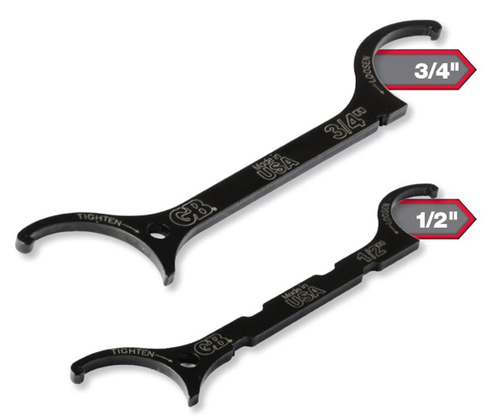 Gardner Bender Locknut Wrench Kit 1/2 in and 3/4 in - Flockneti