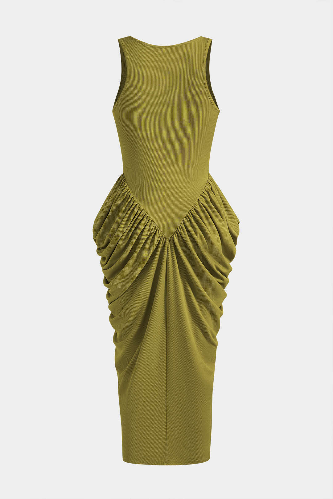 Ruched Corset Sleeveless Maxi Dress - Flockneti