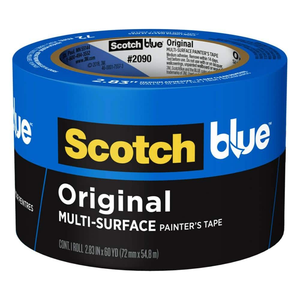 3M ScotchBlue Original Painters Tape 2.83″ x 60yd Blue - Flockneti