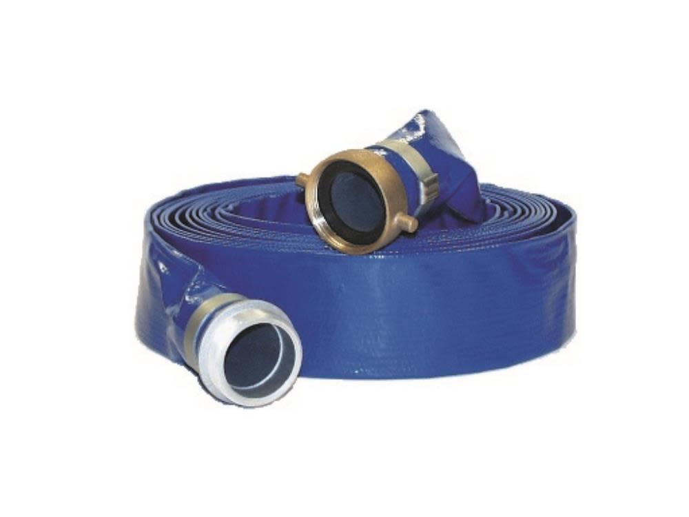 Apache Hose 2 In x 50 Ft PVC Discharge Hose - Flockneti