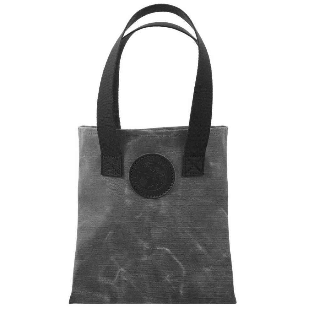 Duluth Pack 6 Liter Capacity Wax Gray Canvas Box Style Promo Tote - Flockneti