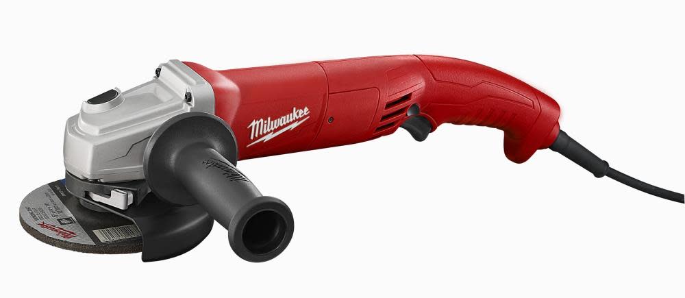 Milwaukee 11 Amp 5 in. Small Angle Grinder Trigger Grip AC/DC No Lock - Flockneti