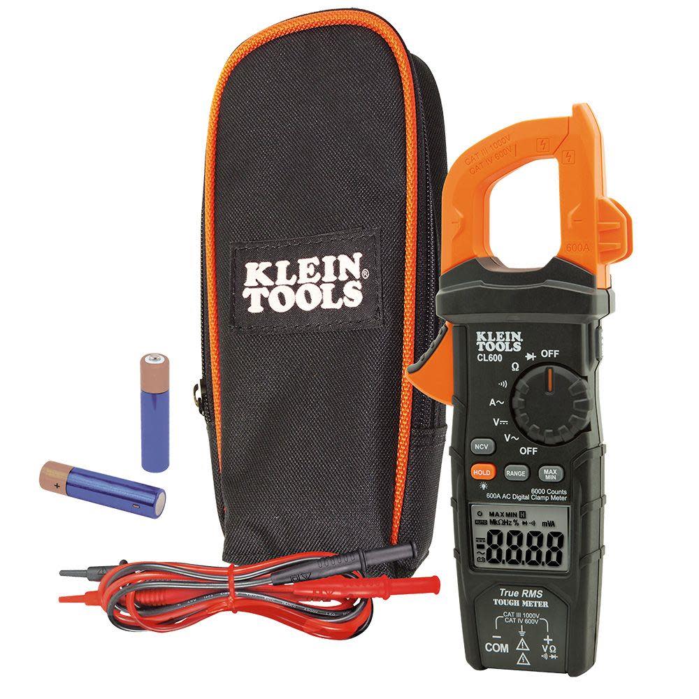 Klein Tools Digital Clamp Meter AC Auto 600A - Flockneti