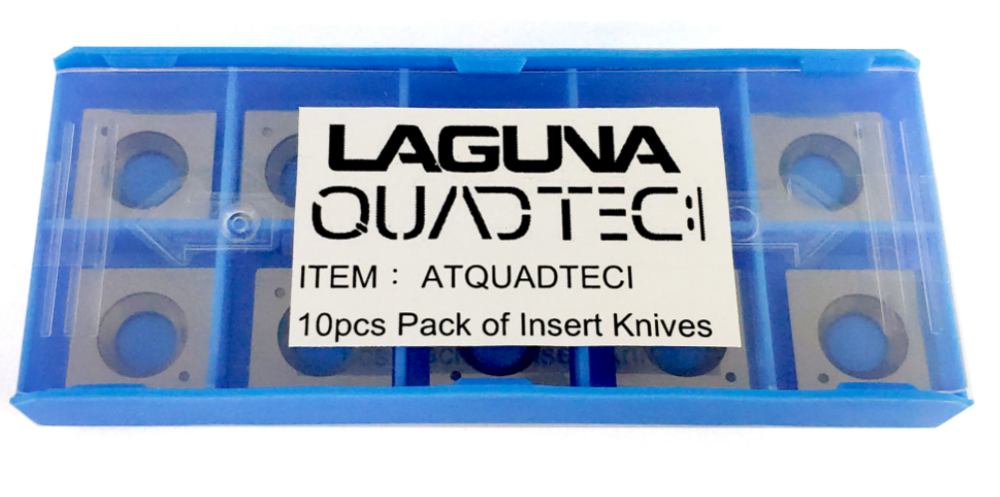 Laguna Tools QUADTEC I Carbide Insert Knives 4 Sided 10pk - Flockneti
