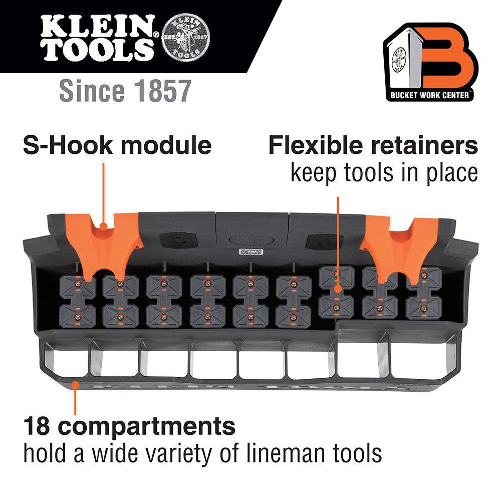 Klein Tools Hard Tool Storage Module S Hook - Flockneti