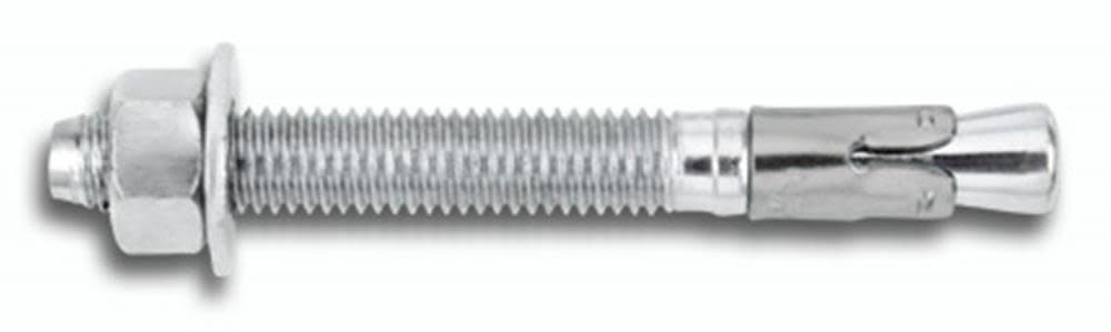 DEWALT 3/8 In. x 5 In. Power-Stud Carbon Steel Wedge Expansion Anchor – 50 Anchors - Flockneti
