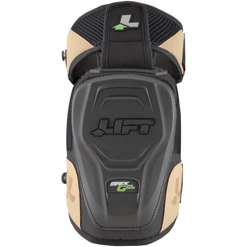 Lift Safety APEX GEL Hardshell Knee Guard - Flockneti