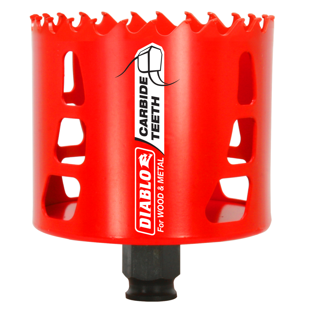 Diablo Tools 3-1/8″ (79mm) Carbide-Tip Wood & Metal Holesaw - Flockneti