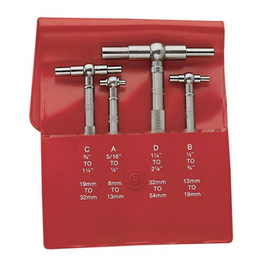 Starrett No. 579 4pc Telescoping Gage Set (5/16In – 2-1/8In) - Flockneti