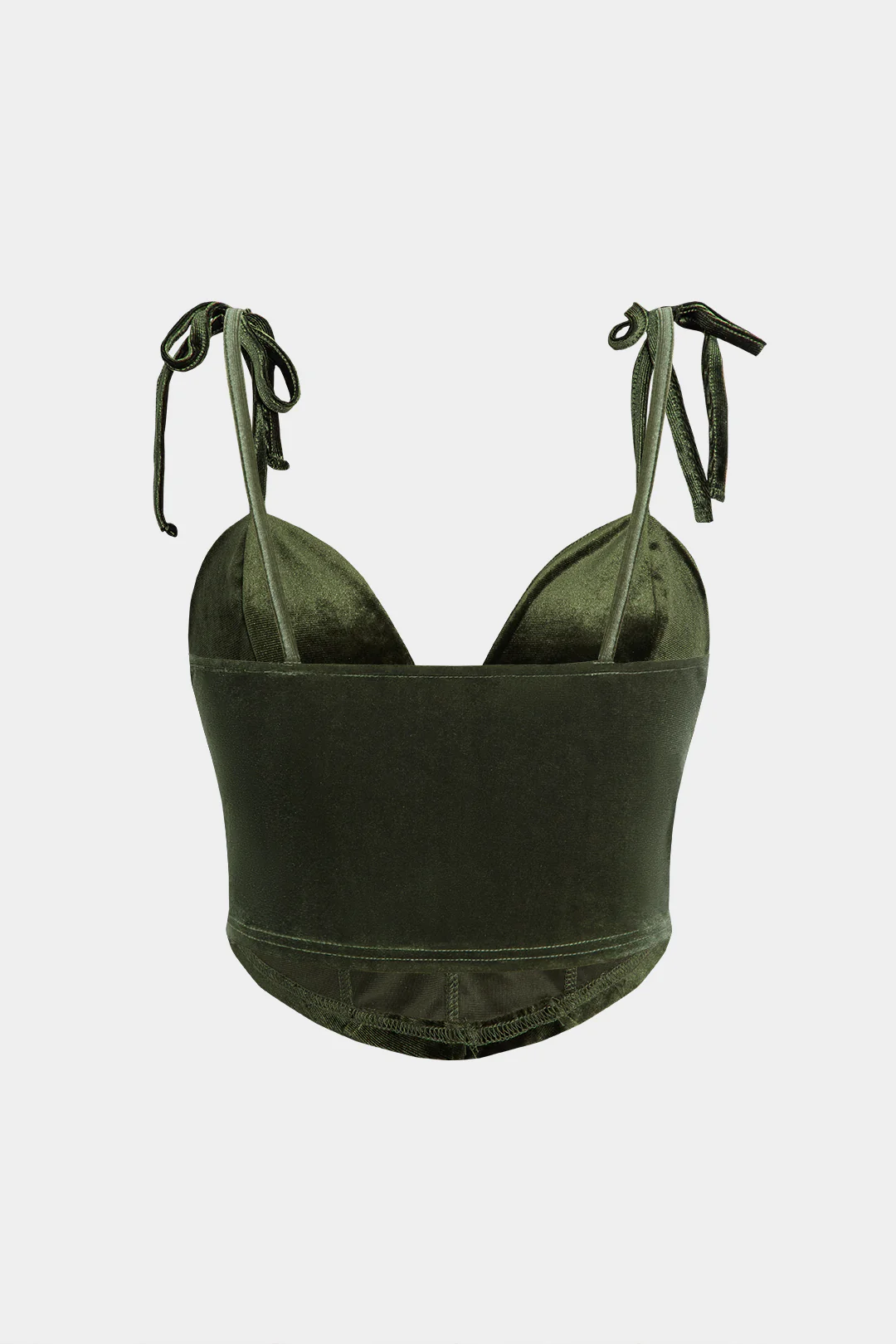 Velvet Tie Up Cami Top - Flockneti