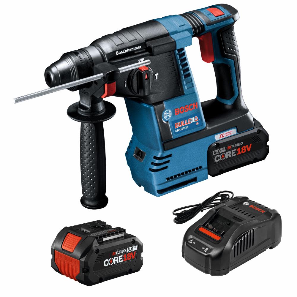 Bosch 18V SDS-plus Bulldog 1″ Rotary Hammer Kit - Flockneti