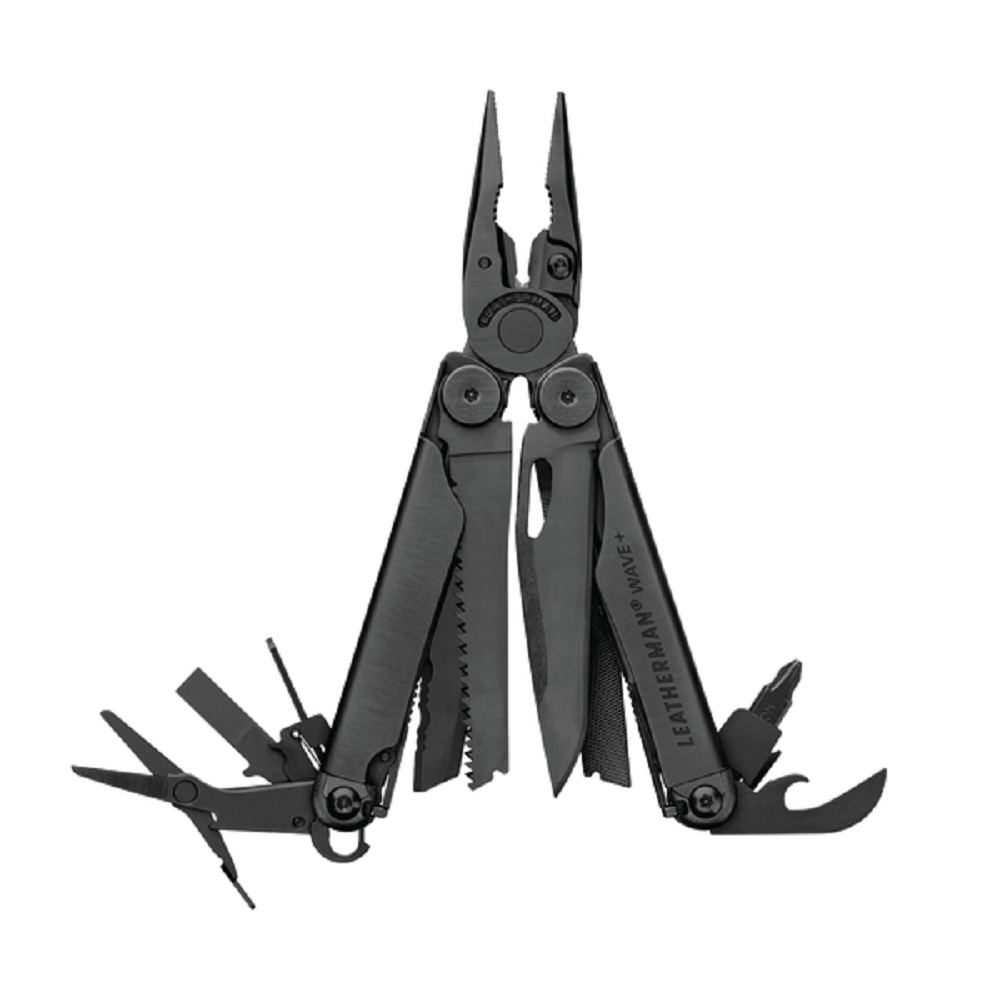 Leatherman Black Wave Plus with Black Molle Sheath - Flockneti