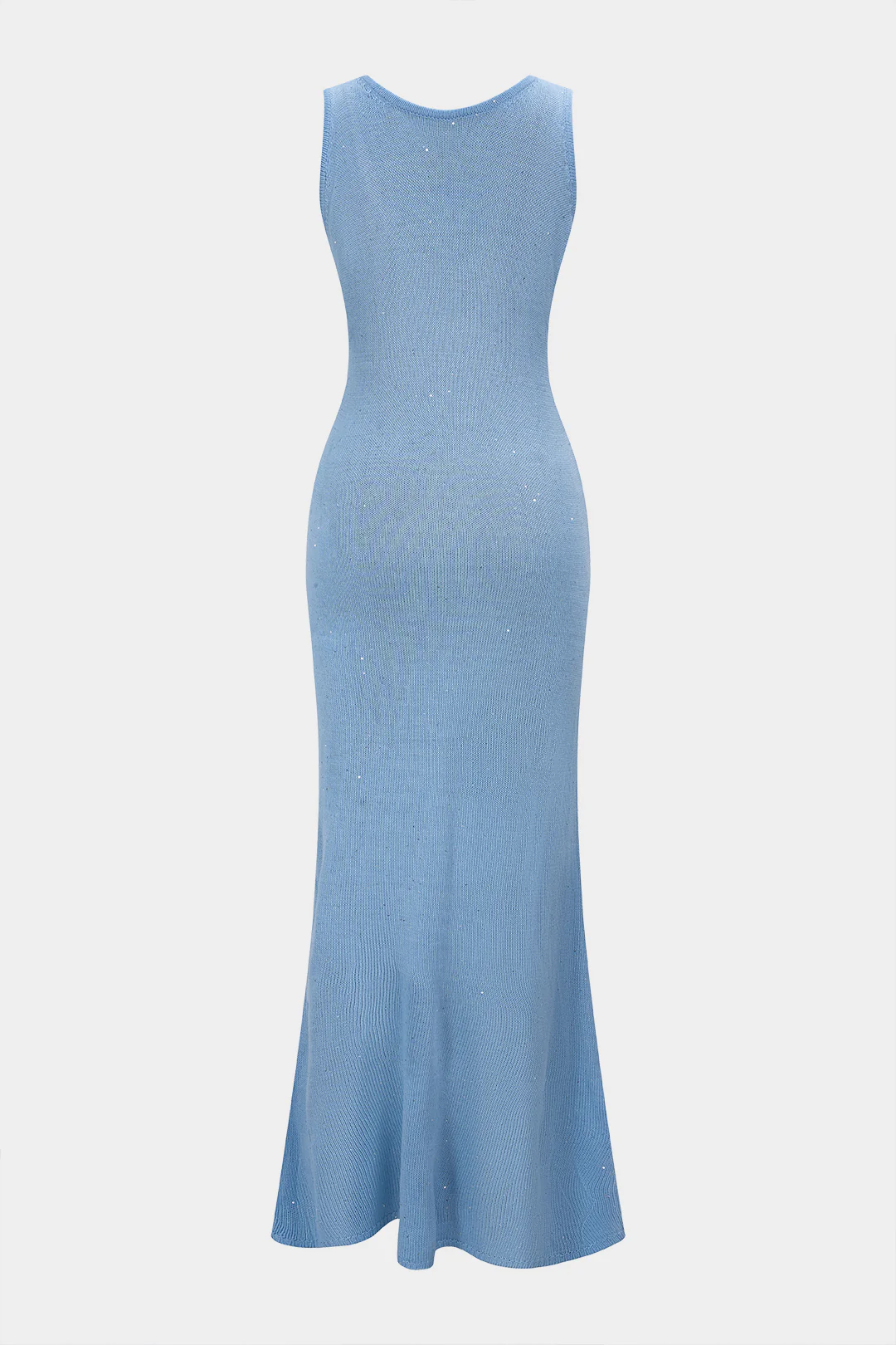 Sequin U-Neck Sleeveless Maxi Dress - Flockneti