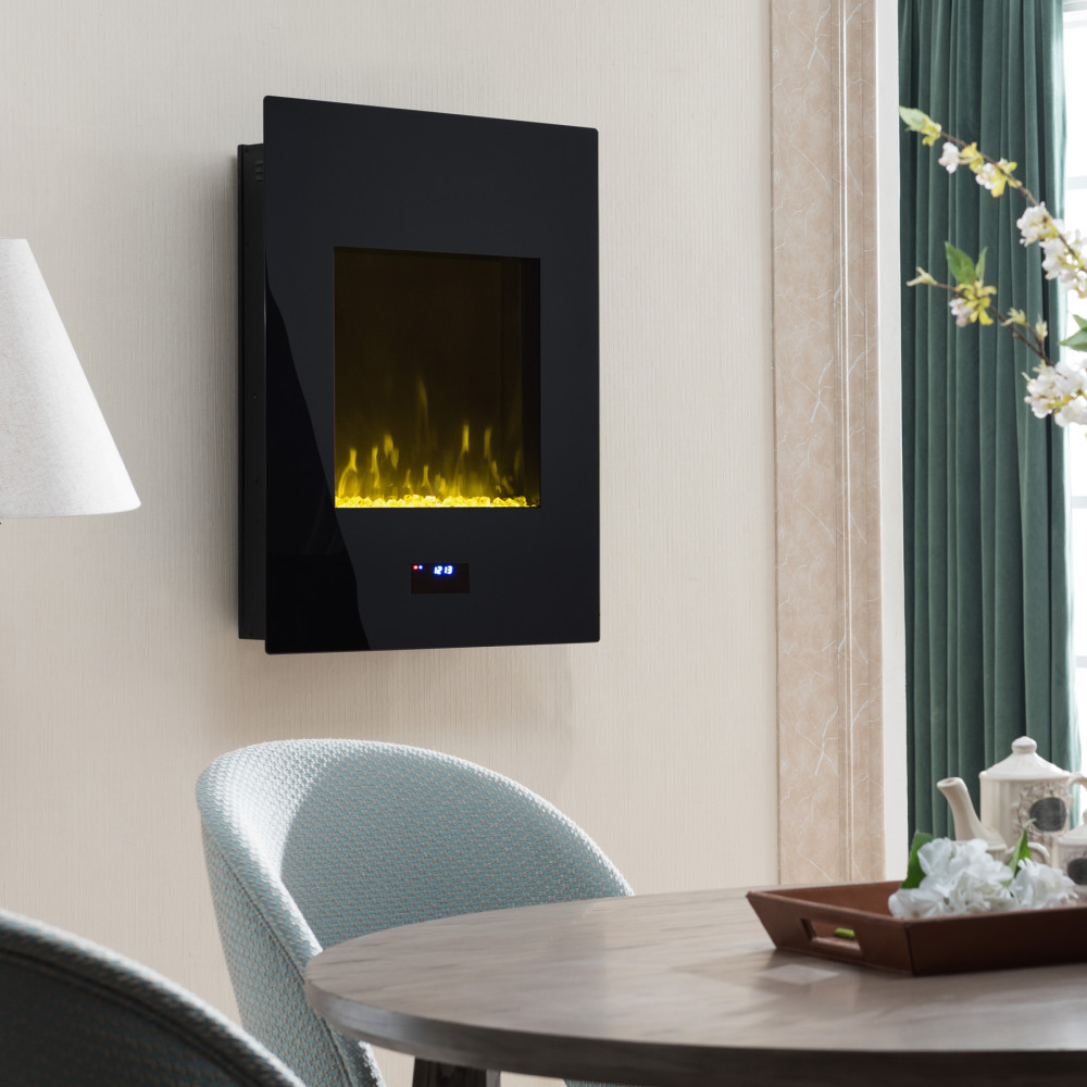 Hearthpro 26″ Vertical Wall Mount Electric Fireplace - Flockneti