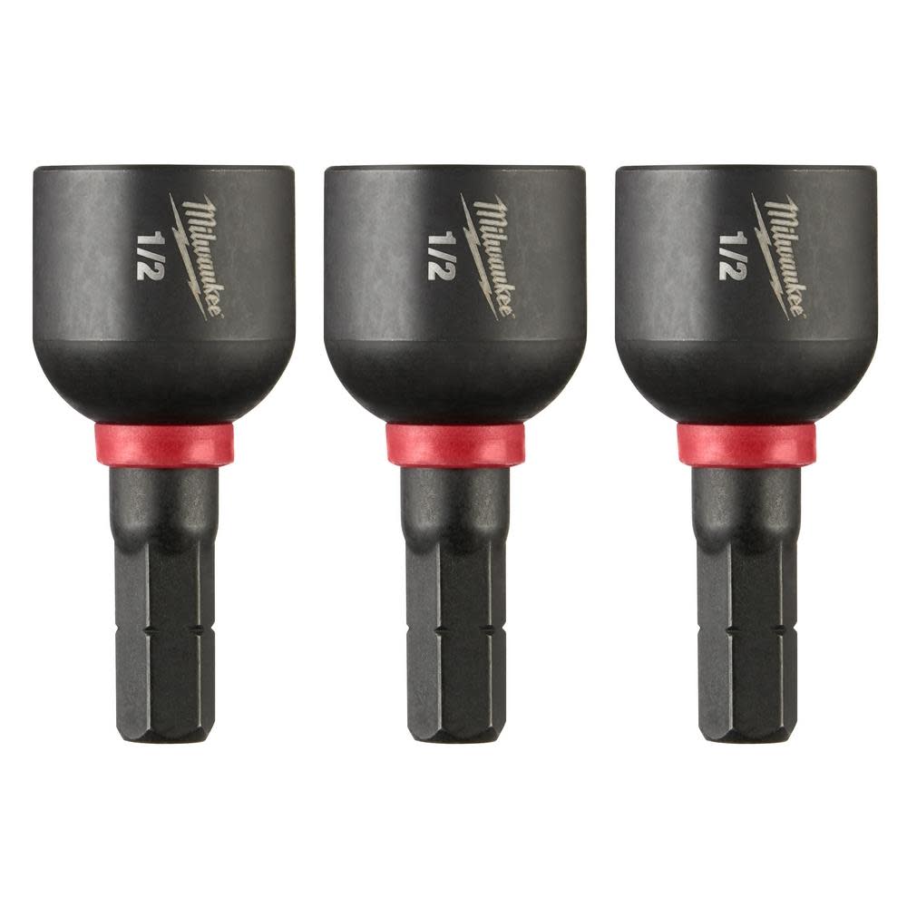 Milwaukee SHOCKWAVE 1/2 in. Insert Nut Driver 3PK - Flockneti