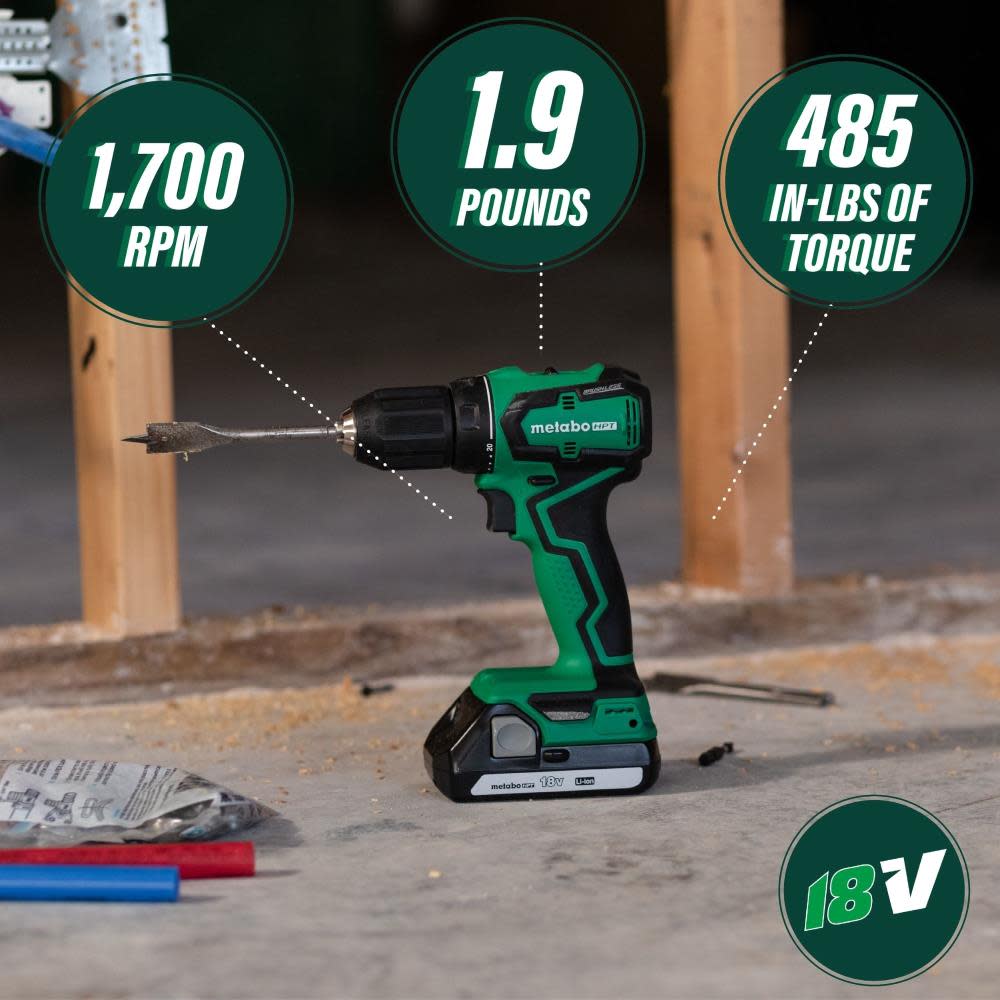 Metabo HPT 18V Brushless 1/2-in Driver Drill Kit - Flockneti